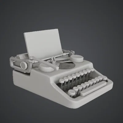 Máy đánh chữ cổ điển – Cỗ máy viết lách tinh tế cho bàn làm việc