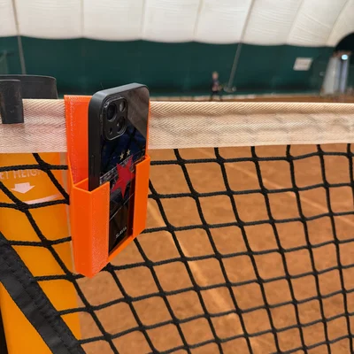 Giá đỡ điện thoại gắn lưới Tennis - Padel - Pickleball