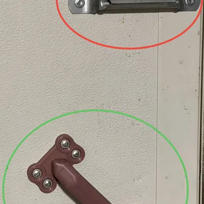 Tay nắm cửa cuốn cho garage (mặt trong)