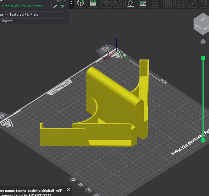 Giá đỡ điện thoại gắn lưới Tennis, Padel, Pickleball (In 3D) - Image 1