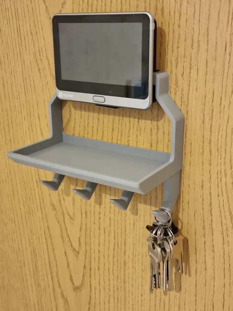 Giá đỡ chuông cửa EZVIZ Peephole kèm móc treo chìa khóa - Image 1