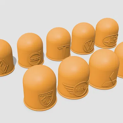 Nắp đậy móc kéo xe (Towing hitch cover) tích hợp logo thương hiệu