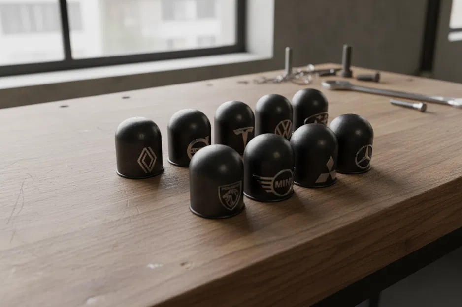 Nắp đậy móc kéo xe (Towing hitch cover) tích hợp logo thương hiệu - Image 4