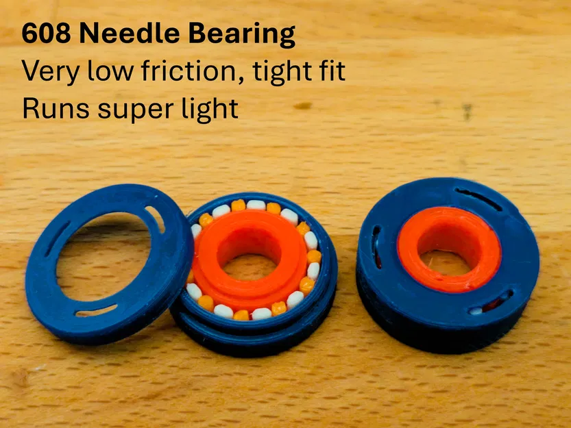 Vòng bi 608 làm từ filament - Dễ lắp ráp, cực nhẹ - Image 1