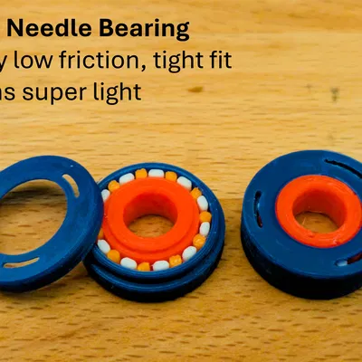 Vòng bi 608 làm từ filament - Dễ lắp ráp, cực nhẹ