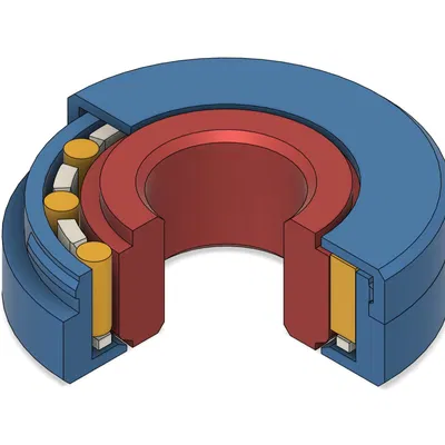 Vòng bi 608 làm từ filament - Dễ lắp ráp, cực nhẹ
