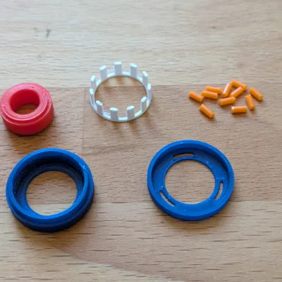 Vòng bi 608 làm từ filament - Dễ lắp ráp, cực nhẹ