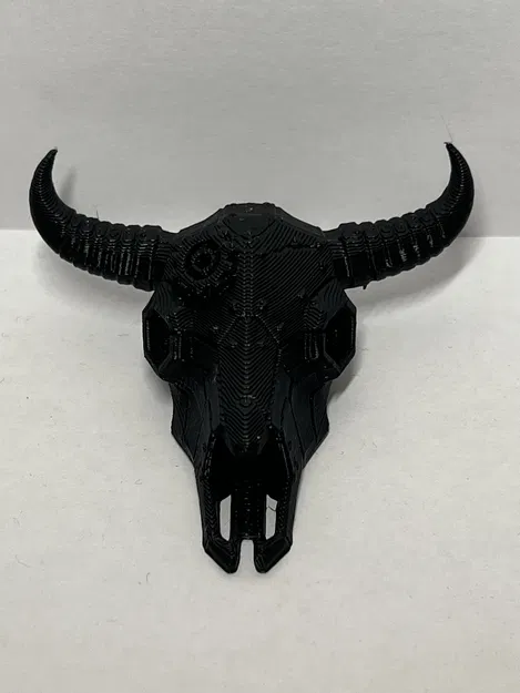 Đầu Bò Tót Phong Cách Steampunk - Image 2