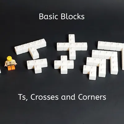 Temple Fortress Building Blocks -- Khối Xây Dựng Cơ Bản -- 18 Biến Thể