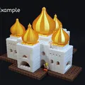Temple Fortress Building Blocks -- Khối Xây Dựng Cơ Bản -- 18 Biến Thể - Thumbnail 4