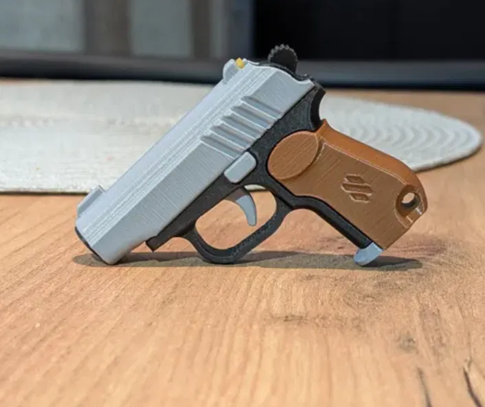 Mô hình móc khóa súng mini in 3D độc đáo - Image 1