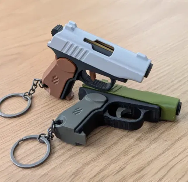 Mô hình móc khóa súng mini in 3D độc đáo - Image 2