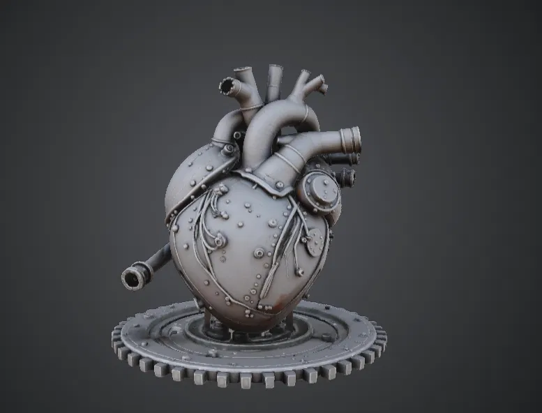 Trái Tim Cơ Khí – Lõi Động Cơ Steampunk - Image 1