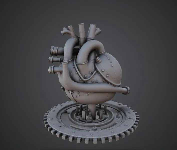 Trái Tim Cơ Khí – Lõi Động Cơ Steampunk - Image 2