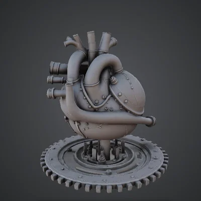 Trái Tim Cơ Khí – Lõi Động Cơ Steampunk