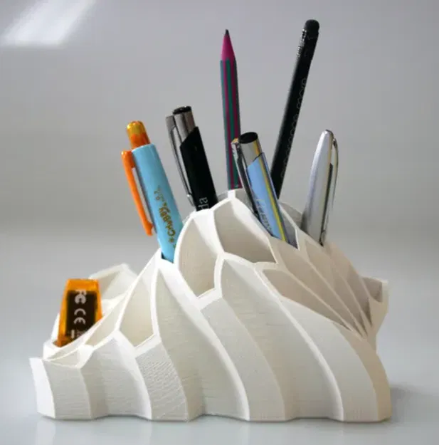 Khay đựng bút nghệ thuật in 3D - Thiết kế hình học tinh tế - Image 1