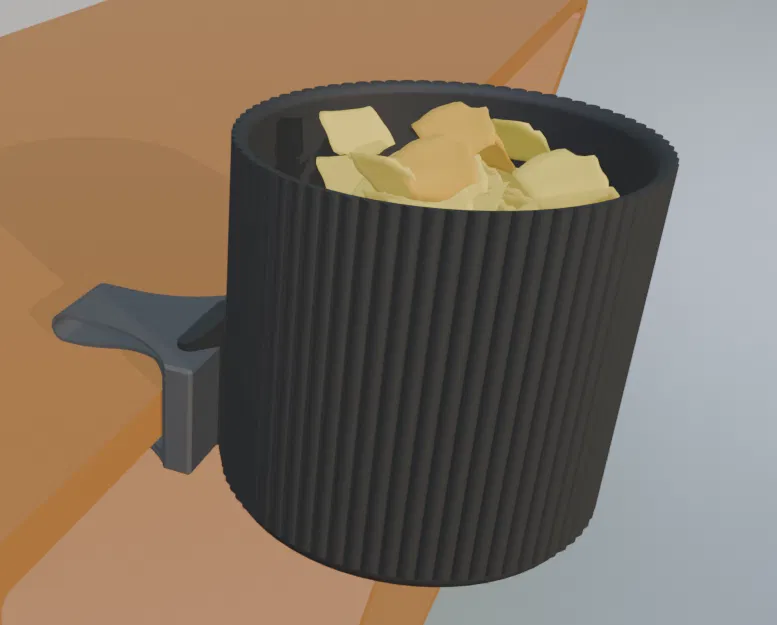 Tô Đựng Đồ Ăn Vặt Kẹp Cạnh Bàn (Không Cần Ốc Vít, Kẹp Chắc Chắn, Dễ Sử Dụng) - Image 2