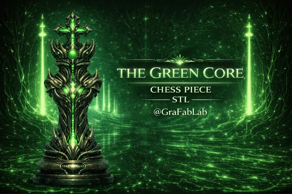 Quân Cờ Vua: The Green Core "King" - Image 1