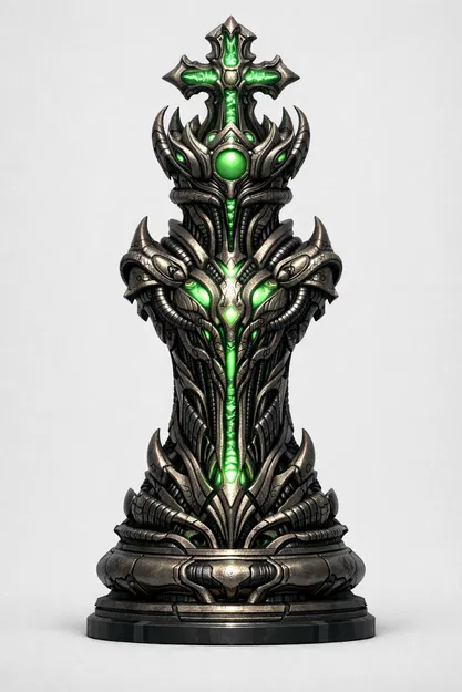 Quân Cờ Vua: The Green Core "King" - Image 3