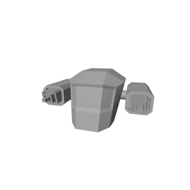 Mô hình đầu robot Low Poly Mech in 3D không cần support cực đẹp - Image 1