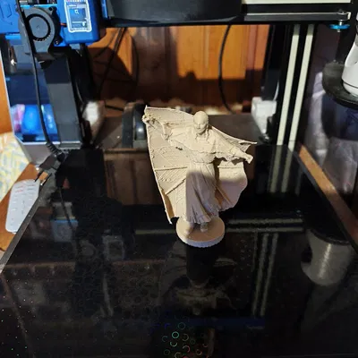 Mô hình 3D tượng nữ thổ dân Mỹ phong cách nghệ thuật