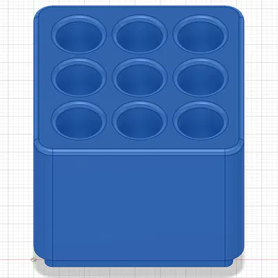 Khay Đựng Cọ Vẽ Gridfinity 1x1 - Sắp Xếp Bàn Làm Việc Gọn Gàng