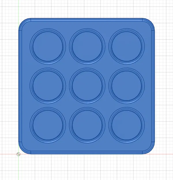 Khay Đựng Cọ Vẽ Gridfinity 1x1 - Sắp Xếp Bàn Làm Việc Gọn Gàng - Image 2