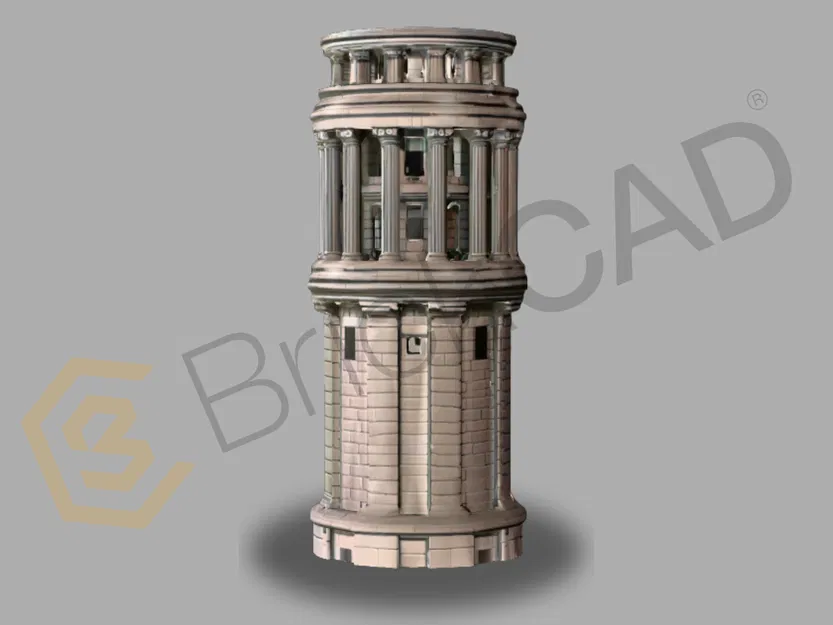 Mô hình Tòa nhà Công giáo Cổ điển Hình vòm - Image 1