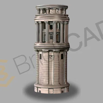 Mô hình Tòa nhà Công giáo Cổ điển Hình vòm