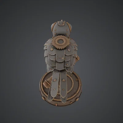 Chim Cơ Khí Steampunk – Mô Hình Chuyển Động Bằng Bánh Răng