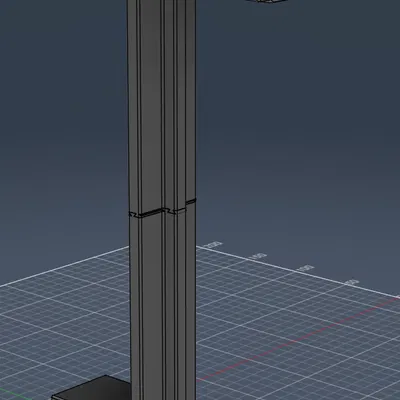 Đèn bàn thông minh gắn dưới tay đỡ màn hình siêu gọn