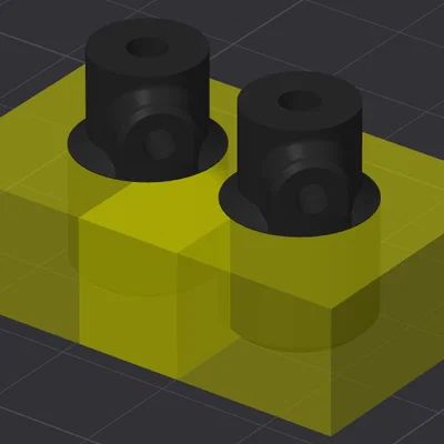 Đầu gá nhám 12.7mm cho motor 540 - Phụ kiện cho mini4wd