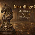 Necroforge7 "Knight" - Quân cờ Mã - Thumbnail 1