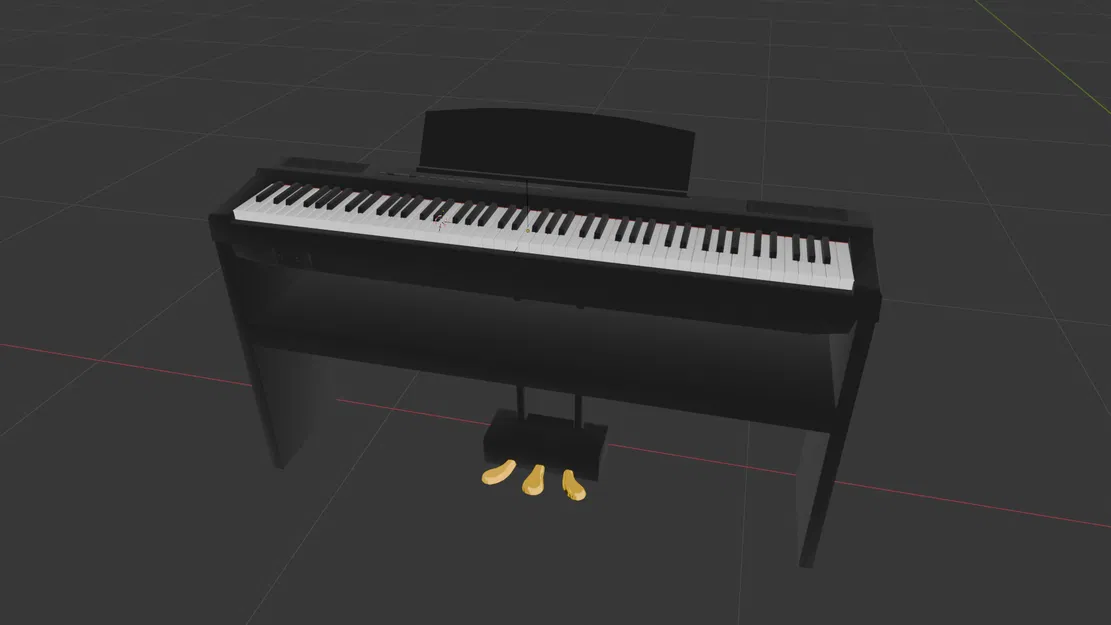 Mô hình đàn Piano điện Yamaha P125 - Image 1