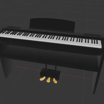 Mô hình đàn Piano điện Yamaha P125