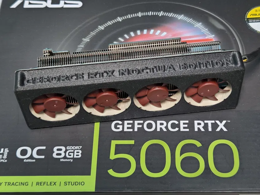 Bộ shroud tản nhiệt 5060LP cho quạt Noctua (ASUS và Gigabyte) - Image 1