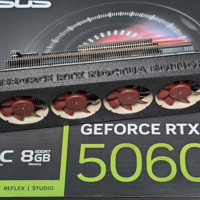 Bộ shroud tản nhiệt 5060LP cho quạt Noctua (ASUS và Gigabyte)