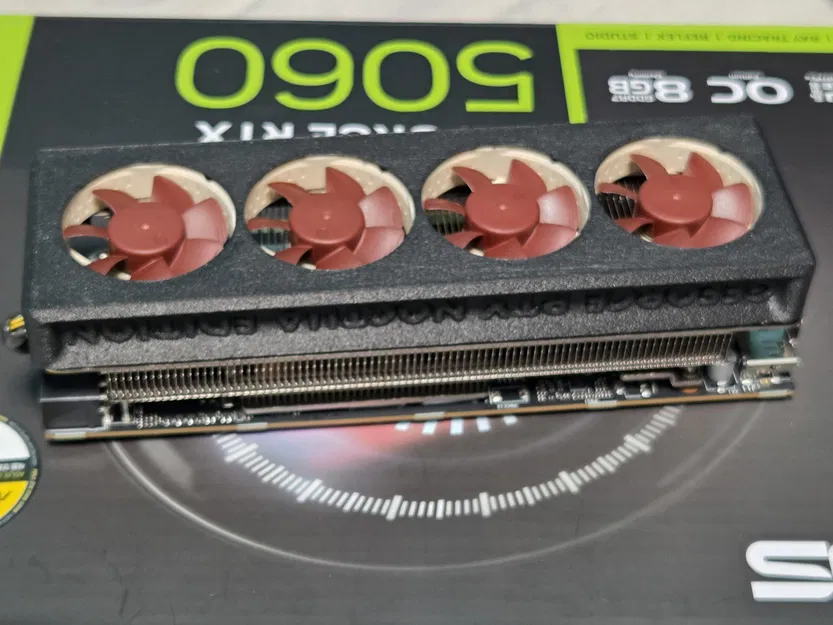 Bộ shroud tản nhiệt 5060LP cho quạt Noctua (ASUS và Gigabyte) - Image 3