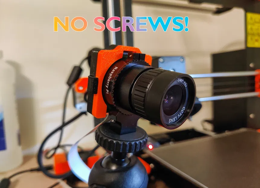 Vỏ bảo vệ Raspberry Pi HQ Camera - Kiểu lắp khớp (Snap fit) - Image 1