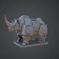 Tê giác bọc thép Steampunk – Quái thú chiến tranh cơ khí - Thumbnail 3