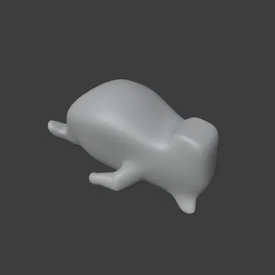 Mô hình Capybara đang ngủ