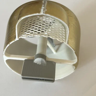 Quạt khuếch tán hương thơm gắn cửa gió ô tô - Thiết kế 3D độc đáo