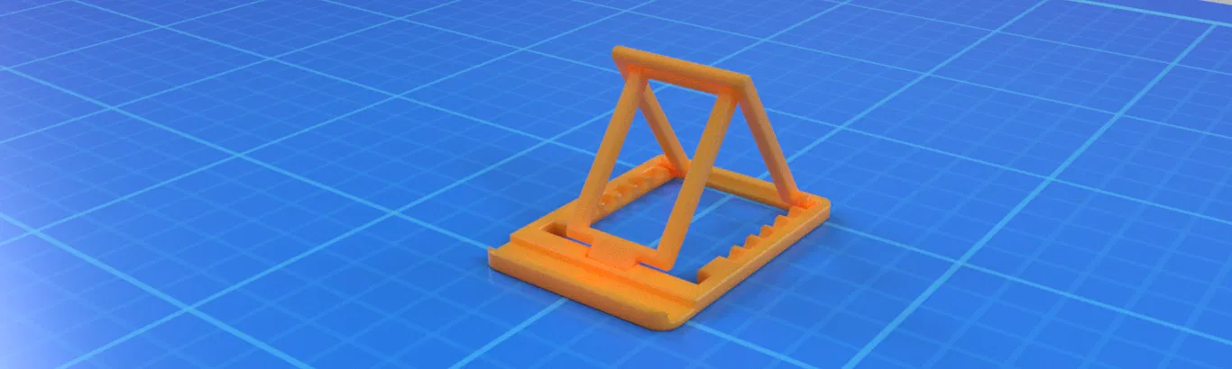 Giá đỡ điện thoại gập siêu mỏng - In nguyên khối không cần support - Image 1