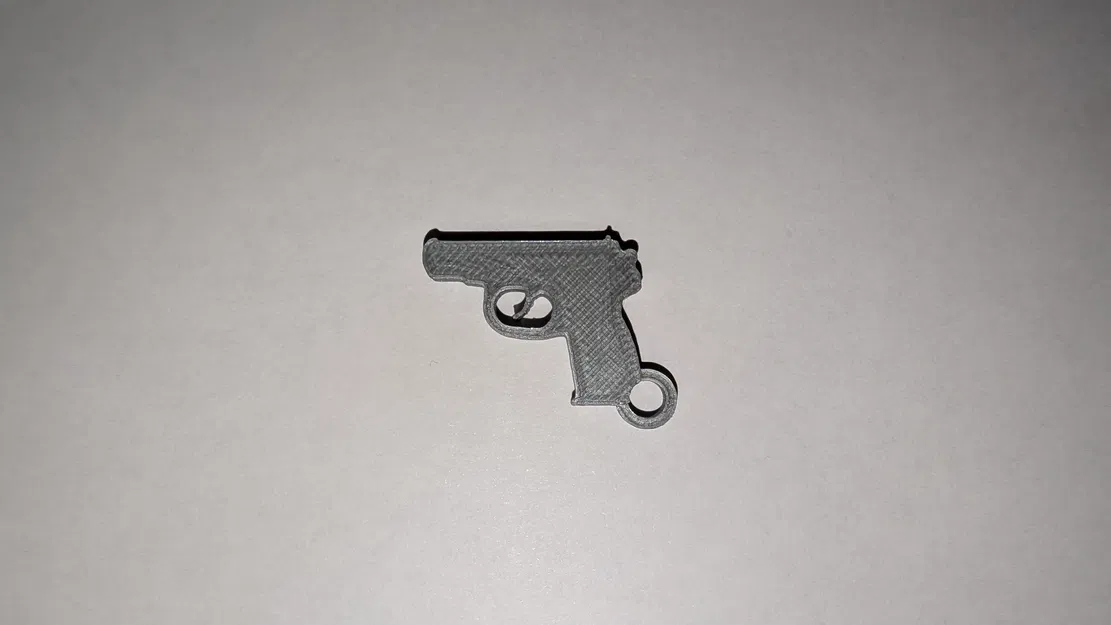 Móc khóa mô hình súng Makarov 2D độc đáo cho tín đồ in 3D - Image 2
