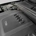 Logo Audi gắn nắp máy cho xe Audi A4 B8 - Thumbnail 1