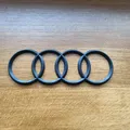 Logo Audi gắn nắp máy cho xe Audi A4 B8 - Thumbnail 2