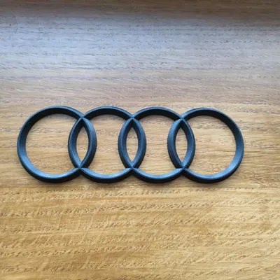Logo Audi gắn nắp máy cho xe Audi A4 B8