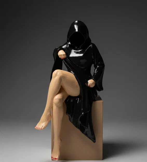 Mô hình 3D Sisters of Death - Tượng trang trí nghệ thuật huyền bí - Image 5