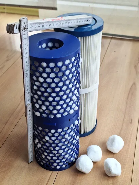 Vỏ bộ lọc hồ bơi cho bóng lọc, thay thế cho lọc lá (lamella) - Image 1