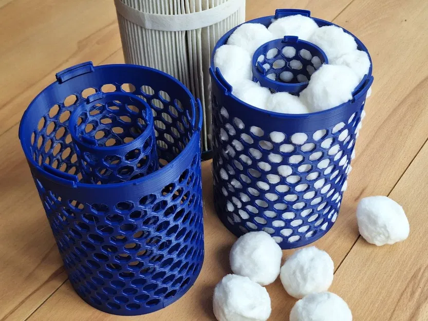 Vỏ bộ lọc hồ bơi cho bóng lọc, thay thế cho lọc lá (lamella) - Image 2